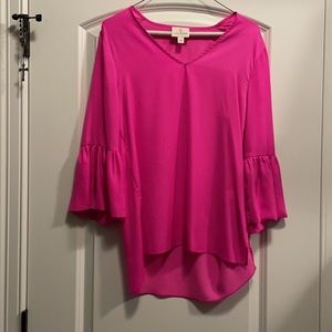 Julie Brown hot pink top